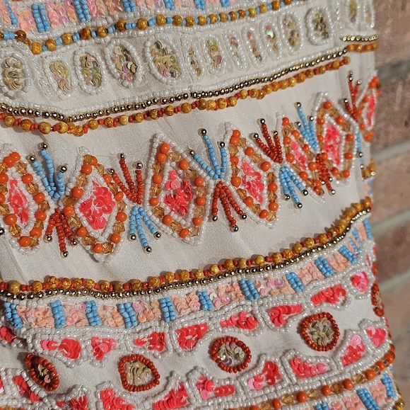 NWT Parker Mariah beaded mini dress - Picture 4 of 13